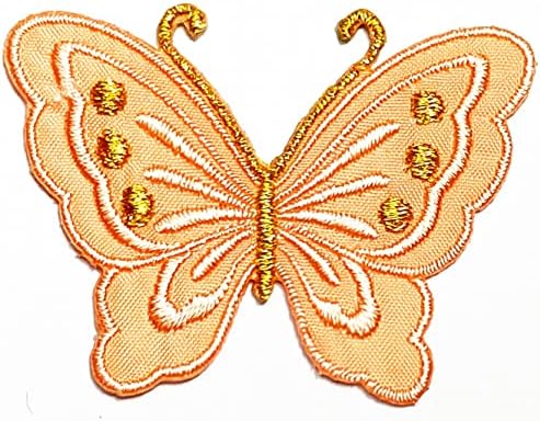 Kleenplus Мини-Нашивка със Сладко Дива Пеперуда, Нашивка с Изображение на Комикса, Нашивка с Желязо, Бродирана