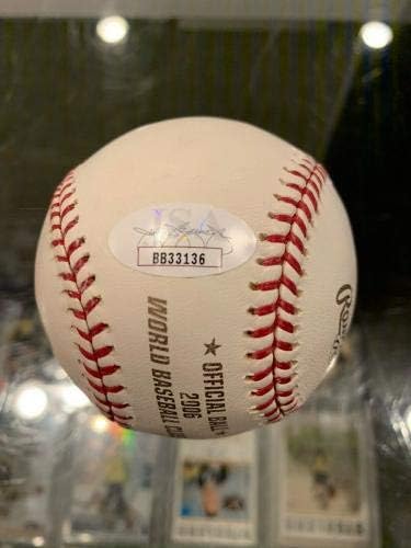 2006 Бейзболни топки с автограф на Wbc Ичиро Сузуки Сиатъл Маринърс с един подпис Jsa Mint Petco - Бейзболни топки с автографи