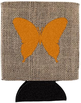 Carolin's Treasures BB1048-Чул с пеперуда от плат BL или CC и Оранжевото устройство за обнимания кутии или бутилки