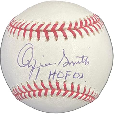Ози Смит с автограф от Официалния представител на Мейджър лийг бейзбол (JSA) - Бейзболни топки с автографи