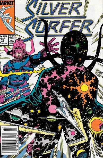 Сребърният сърфист, The (Том 3) 10 (Newsstand) VF ; Комиксите на Marvel | Галактус Стив Энглхарт