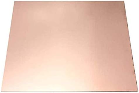 NIANXINN Меден лист 0,5 мм 200 мм x 200 мм От метал Отрязва Първични листа (Размер: 0,5 мм * 200 мм * 200 мм)