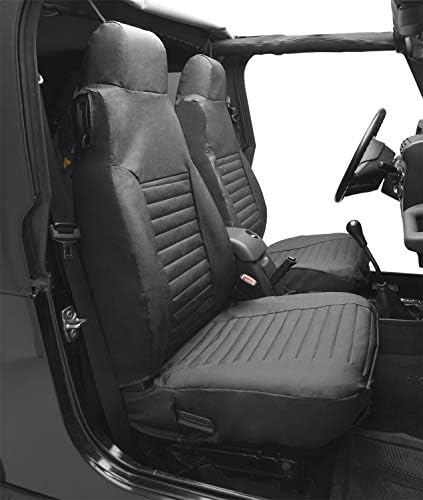 Bestop 2922704 Кафяви капаци за предните седалки с висока облегалка - Jeep 1980-1983 CJ5, 1976-1986 CJ7, 1987-1991 Wrangler