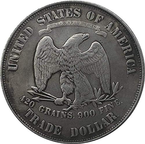 1879 Търговска Доларова Монета Копие Копирни Подаръци за колекционери