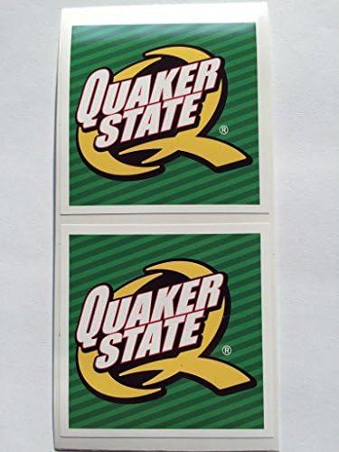 2 Етикети за щанцоване масло щата Квакер