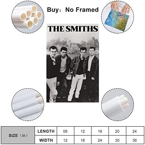 LEUEE The Smiths Плакат Декоративна Живопис на Платно Стената Плакати И Художествена Картина Принт Модерен Семеен