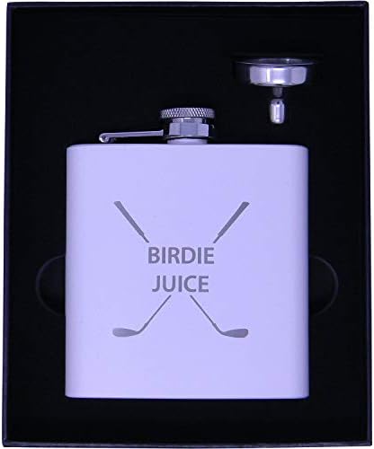 Фляжка за сок Golf Birdie, Фуния и Подарък кутия - Чудесен подарък за Коледа, рожден Ден, Свети Валентин за