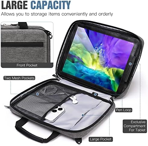 Чанта през рамо TiMOVO за таблет 9-11 см с поставка и дръжка за iPad 10,9 2022, iPad Air 5/4 10,9, iPad 10,2