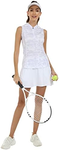Женската Тенис Риза Без ръкави, Риза за голф, за Жени, бързо съхнещи Спортни Тениски с защита от Слънцето UPF