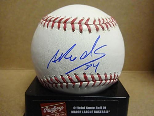 Адерлин Родригес Мец / моряците Подписаха M. l. Baseball W / coa - Бейзболни топки с автографи