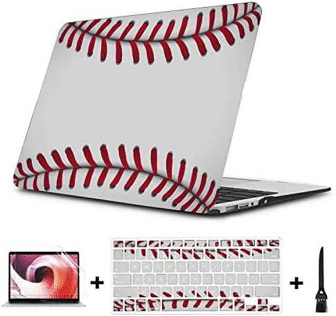 Калъфи за лаптопи Текстура Бейзбол Спорт Векторна Илюстрация на Твърда Пластмасова Обвивка на Съвместим Mac