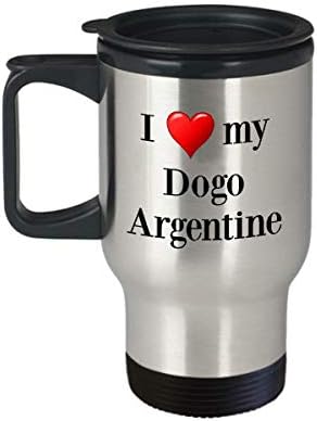 Аржентинската Пътна Чаша Dogo - Термоизолированная Кафеена Чаша За Любителите На Кучета От Неръждаема Стомана