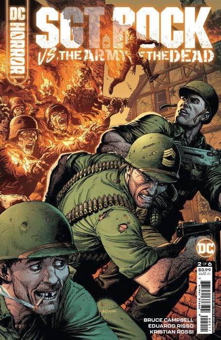 DC Ужас е: Сержант Рок против. Армия от немъртви #2 VF / NM; Комиксите DC | Брус Кембъл
