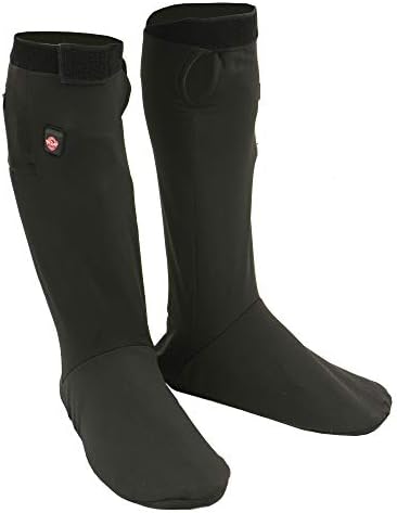 Втулки за чорапи Nexgen Heat Мъжки топъл за мъже С горните и долните нагревателни елементи-черен