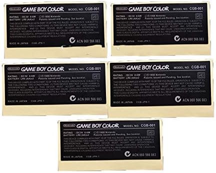 5ШТ standalone, маркировъчна Табелка Етикет Tally Tag за Nintendo Game Boy Color GBC Замяна