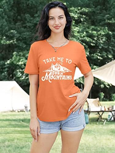 Тениска за туризъм в Национален парк Анбекн, Забавна Тениска За Планински Къмпинг, Ежедневни Ризи За Пътуване С Къс Ръкав