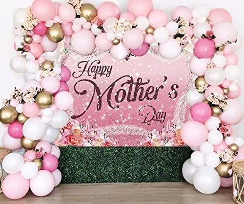 На фона на Ден на Майката на Розови Цветя Цветна Карамфил Цветя Блясък на Звезден Фон Жени Лейди Баба Ден на