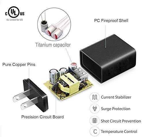 Адаптер за променлив ток, посочен в списъка STRIVY UL, за JBL Charge 4, Jr Pop Speaker, JBL Flip 5, безжични