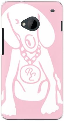 Дизайн Second Skin Dog Pink x White от ROTM (прозрачен) / за HTC J One HTL22/au AHTL22-PCCL-202-Y184