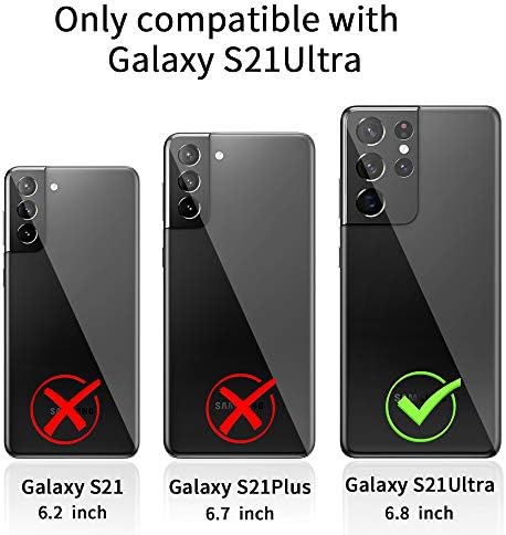 Калъф Szfirstey с кобур на колана за Galaxy S21 Ultra Drop За цялото тяло, здрав, Удароустойчив, Прахоустойчив,