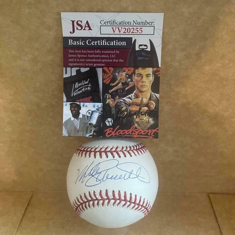 Майк Шмид Филаделфия Филис Красавица С Автограф M. l. Baseball Jsa V - Бейзболни топки с автографи