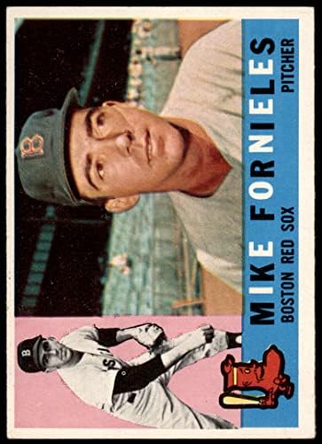 1960 Топпс 54 Майк Форниелес на Бостън Ред Сокс (Бейзболна картичка) EX/MT Red Sox