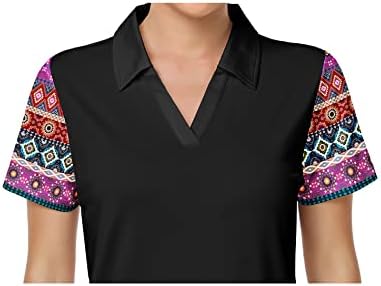 JACKETOWN Ризи с къси ръкави за Жени Влагоотводящая Облекло за Голф Slim Fit Cool Dri Тениски Спортни Тренировки