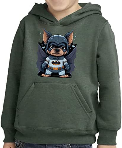 Сладък супергерой детски пуловер hoody с качулка - комикс гъба руното hoody - стръмен модерен hoody с качулка