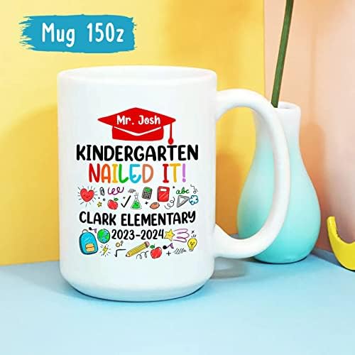 Чаша за детска градина Nailed It, Персонални Кафеена Чаша За Учителка в детска градина, Изработена По поръчка