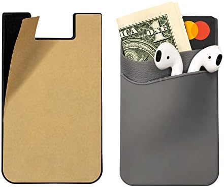Силиконов Държач за карти Nuke Armor, джоб с Двоен слот, Приклеивающийся Чантата си, Лепкав калъф за кредитни