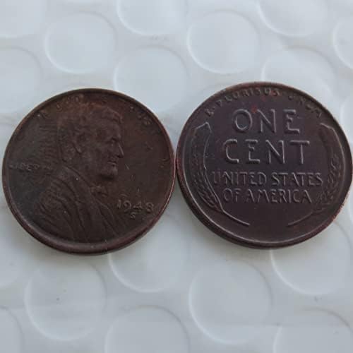 Възпоменателна монета Чуждестранна копие Линкольновского цента на САЩ 1948 г.