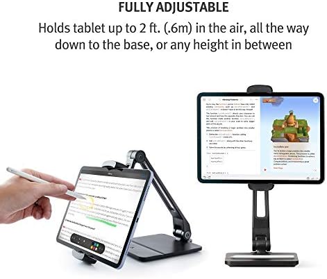 Twelve South HoverBar Duo за iPad / iPad Pro / Таблети и HiRISE за MacBook | Регулируема по височина поставка за MacBook и преносими компютри