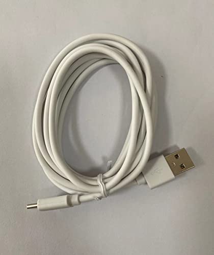 Кабел за бързо зареждане SZATXUK USB Type C Бял цвят, който е съвместим с контролера PS5, контролер Xbox X series/S